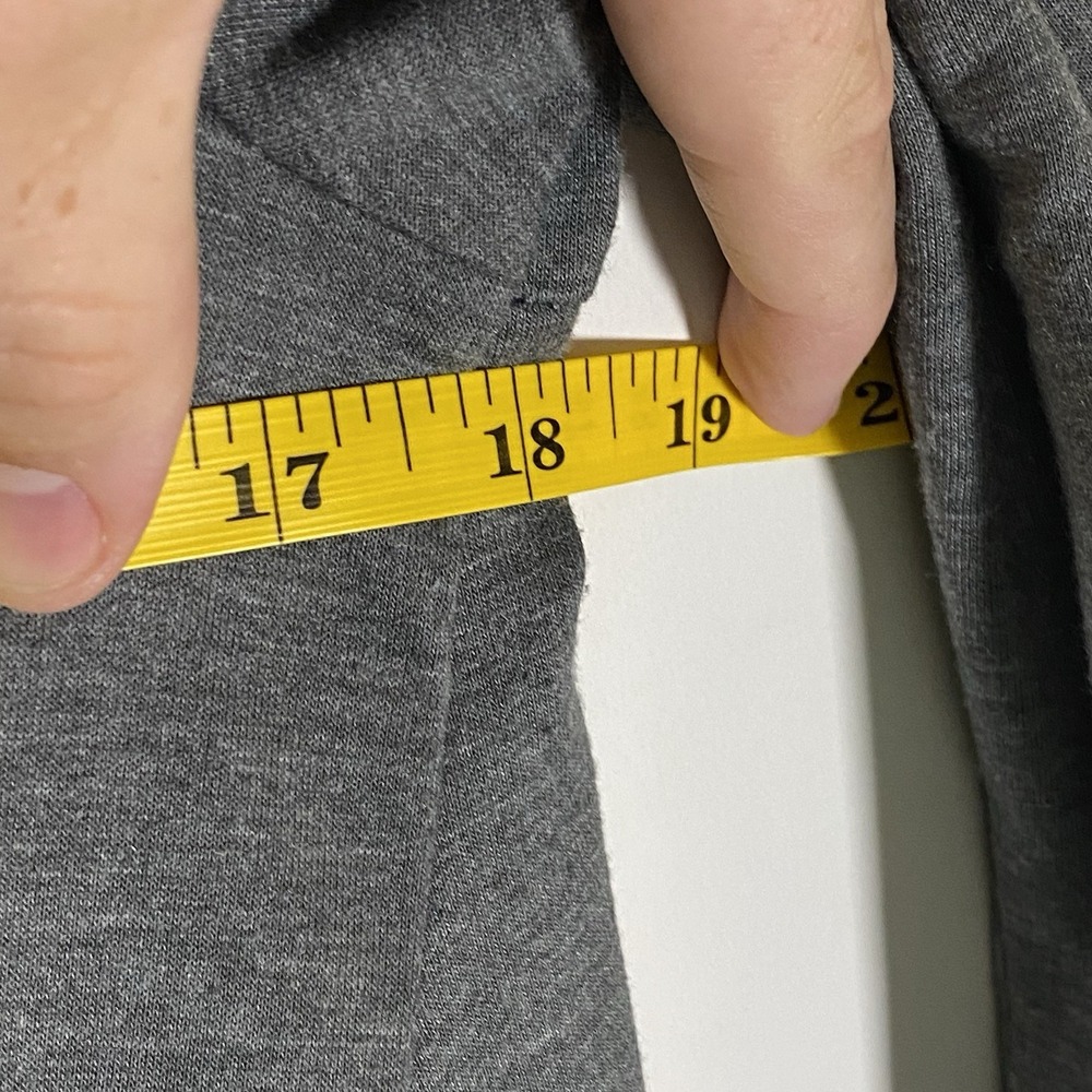 Logo Lori Goldstein Cardigan Sweater Womens XS Gray Full Zip Pockets Long Sleeve - Picture 15 of 16